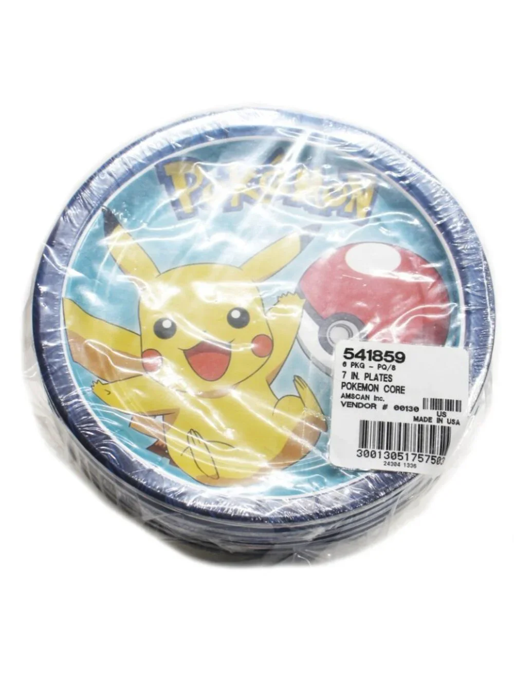 Lot Of 48 Amscan 541859 Pokemon Party Supplies Paper Dessert Plates 7